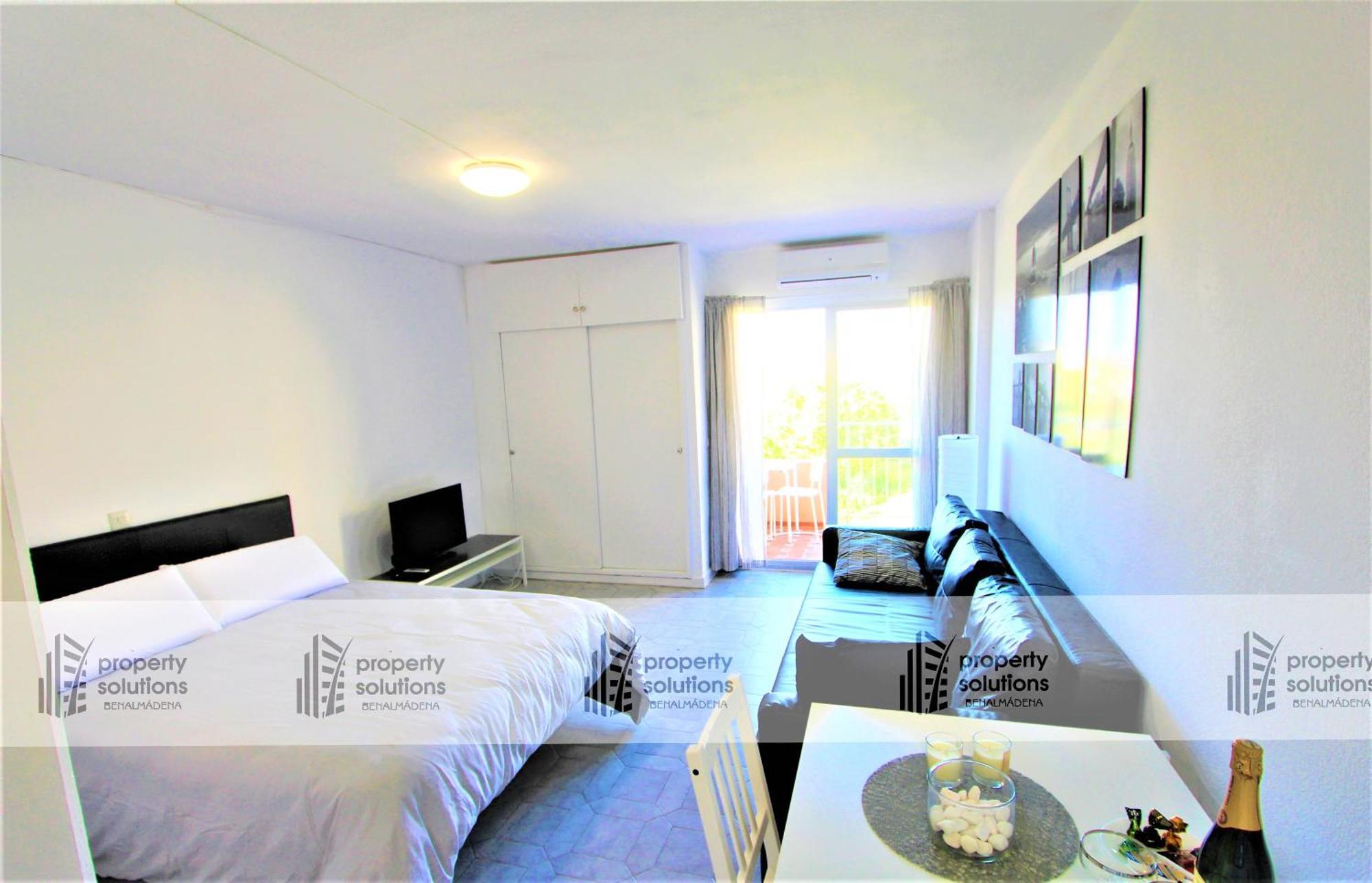 426 Estudio En Minerva Apartamentos - Vista Al Jardin - Piscina Y Playa Беналмадена Екстериор снимка